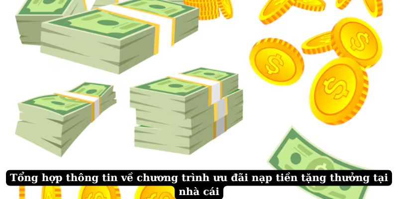 Tổng hợp thông tin về chương trình ưu đãi nạp tiền tặng thưởng tại nhà cái